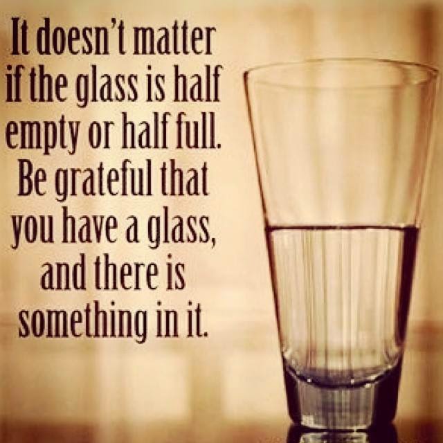 glass half full